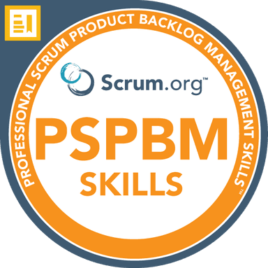 Scrum.org PSPBM Badge