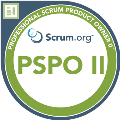 Scrum.org PSPO II Badge